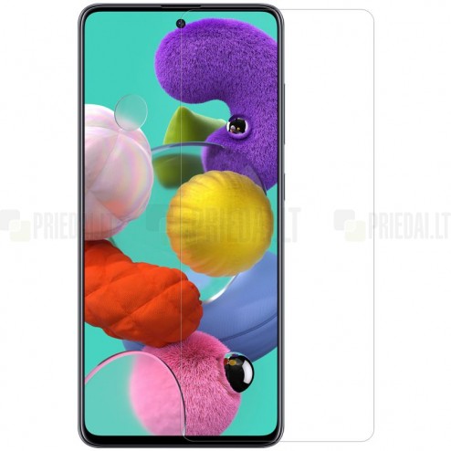 Samsung Galaxy A51 (A515F) ekrāna aizsargstikls dzidrs (0.3 mm 9H)