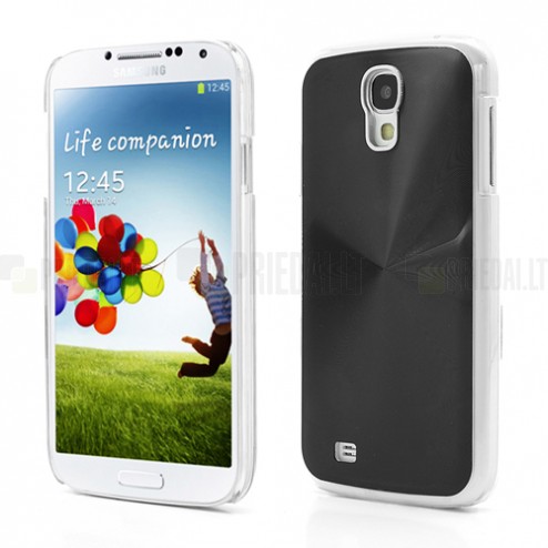 Samsung Galaxy S4 i9505 plastmasas cd stila melns apvalks