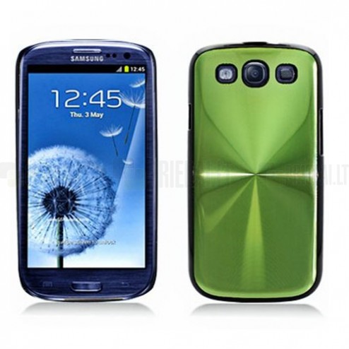 Samsung Galaxy S3 i9300 plastmasas cd stila zaļš apvalks