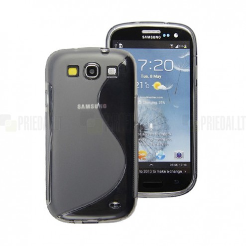 Samsung Galaxy S3 i9300 dzidrs aptumšots cieta silikona futrālis