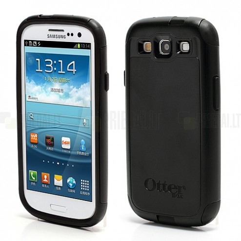 „OtterBox“ Commuter melns Samsung Galaxy S3 i9300 apvalks