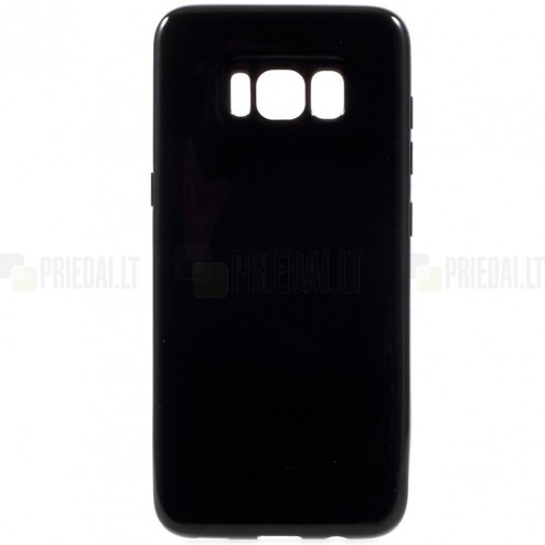 Samsung Galaxy S8 (G950) cieta silikona (TPU) melns apvalks