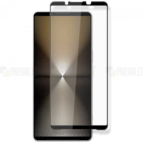 Samsung Galaxy A55 (A35) „Mocolo“ Tempered Glass melns ekrāna aizsargstikls