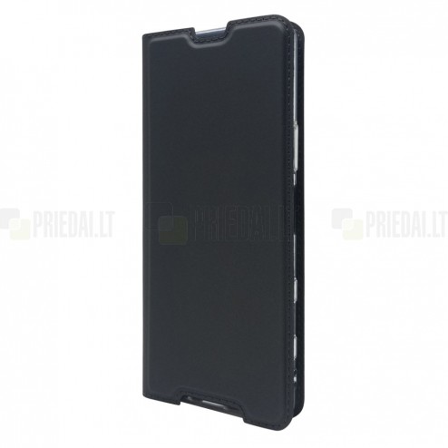 Sony Xperia 5 II „Dux Ducis“ Skin sērijas pelēks ādas atvērams maciņš
