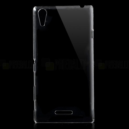 Sony Xperia T3 plastmasas dzidrs (caurspīdīgs) apvalks