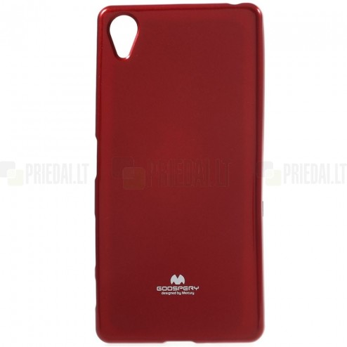 Sony Xperia X (F5121, F5122) Mercury sarkans cieta silikona (TPU) apvalks
