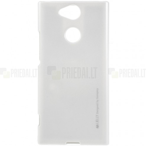 Sony Xperia XA2 (XA2 Dual) Mercury sudrabs cieta silikona (TPU) apvalks