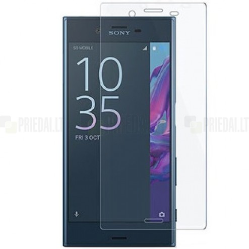 Sony Xperia XZ (XZs) Tempered Glass pilnīgi aizsedzams dzidrs ekrāna aizsargstikls (0,3 mm)