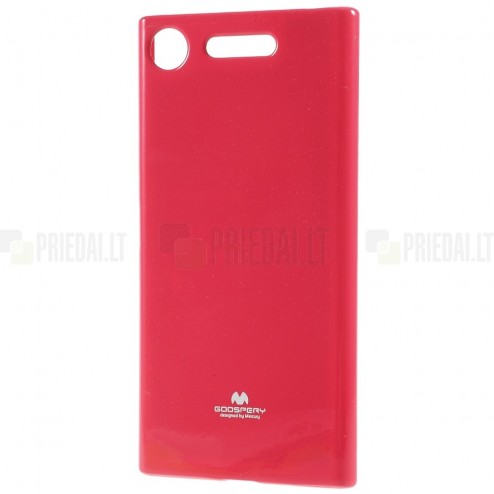 Sony Xperia XZ1 Mercury tumši rozs cieta silikona (TPU) apvalks