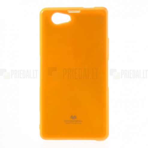 Sony Xperia Z1 Compact Mercury dzeltens cieta silikona (TPU) futrālis