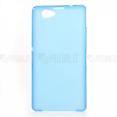 Sony Xperia Z1 Compact pasaulē planākais zils futrālis