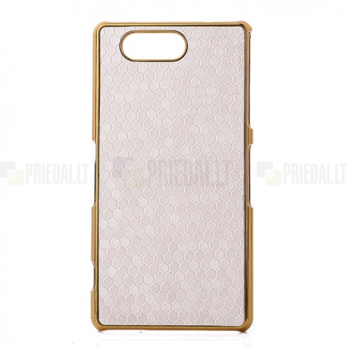 Sony Xperia Z3 Compact (D5803, M55w) balts elegants porains futrālis