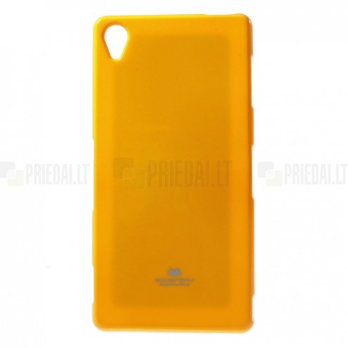 Sony Xperia Z3 Mercury dzeltens cieta silikona (TPU) futrālis