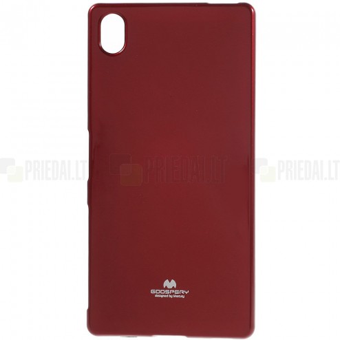 Sony Xperia Z5 Premium Mercury sarkans cieta silikona (TPU) apvalks