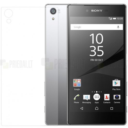 Sony Xperia Z5 Premium dzidrs aizmugurēja korpusa daļa aizsargstikls (Tempered Glass)