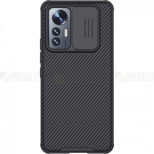 Xiaomi 12 Lite „Nillkin“ CamShield melns apvalks