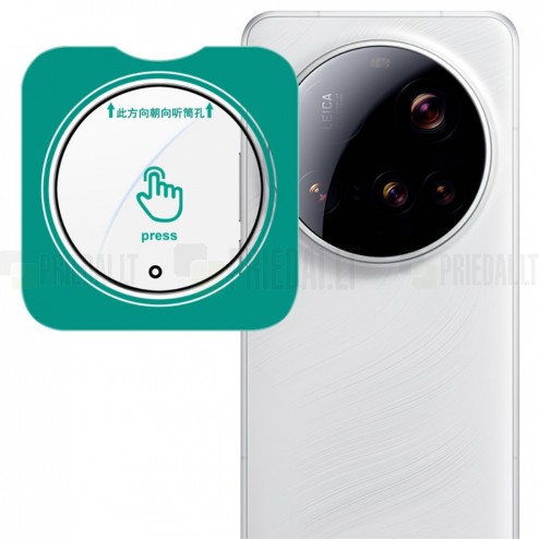 Google Pixel 6 Pro „Imak“ aizmugurējās kameras melns aizsargstikls 0.33 mm (Tempered Glass)