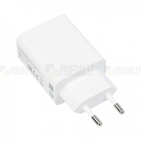 Oriģināls „Xiaomi“ Fast Charge MDY-10-EF tīkla lādētājs - balts (3A)