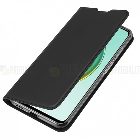 Xiaomi Mi 10T (Mi 10T Pro) Dux Ducis Skin sērijas melns ādas atvērams maciņš