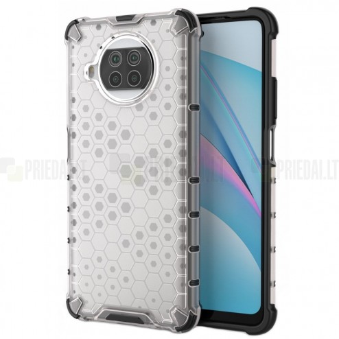 Honeycomb pastiprinātas aizsardzības dzidrs Xiaomi Mi 10T Lite 5G apvalks