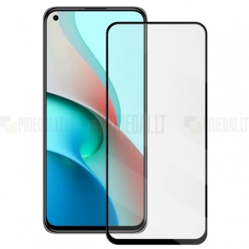 Xiaomi Mi 11 Lite „Amorus“ Tempered Glass melns ekrāna aizsargstikls