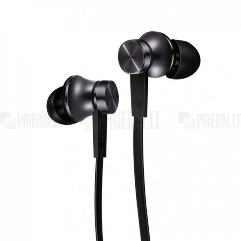 „Xiaomi“ Mi In-Ear Basic originālie ausīs ieliekamās melnā austiņas (ZBW4354TY)