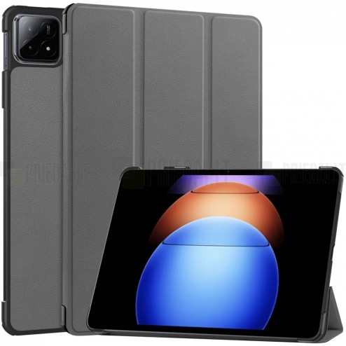 Xiaomi Pad 6S Pro atvēramais pelēks maciņš