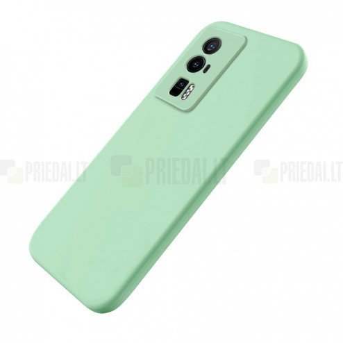 Xiaomi Poco F5 Pro „Shell“ cieta silikona (TPU) zaļš apvalks