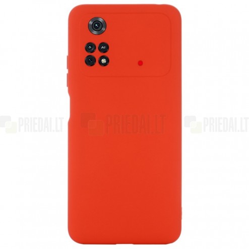 Xiaomi Poco M4 Pro 4G Shell cieta silikona (TPU) sarkans apvalks