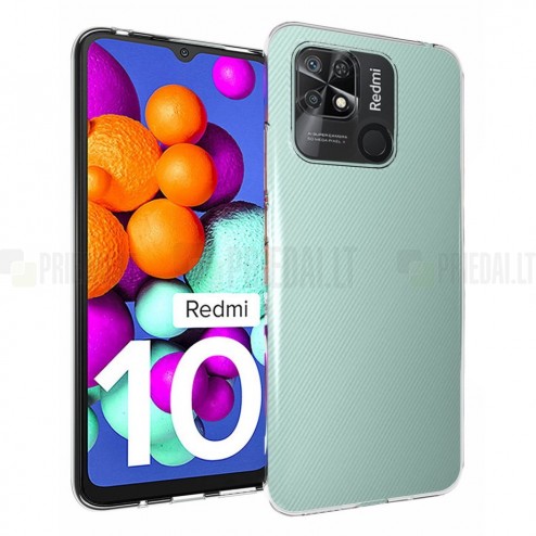 Xiaomi Redmi 10C cieta silikona (TPU) dzidrs apvalks