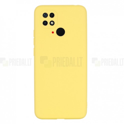 Xiaomi Redmi 10C „Shell“ cieta silikona (TPU) dzeltens apvalks