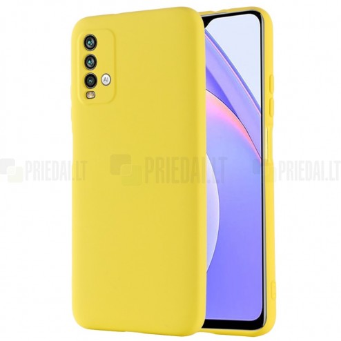 Xiaomi Redmi 9T 5G „Shell“ cieta silikona (TPU) dzeltens apvalks