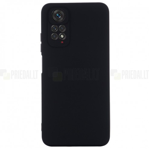Xiaomi Redmi Note 11 Pro „Shell“ cieta silikona (TPU) melns apvalks 
