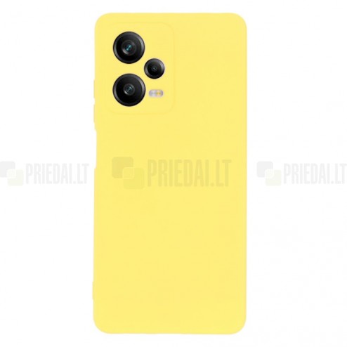 Xiaomi Redmi Note 12 Pro+ 5G „Shell“ cieta silikona (TPU) dzeltens apvalks