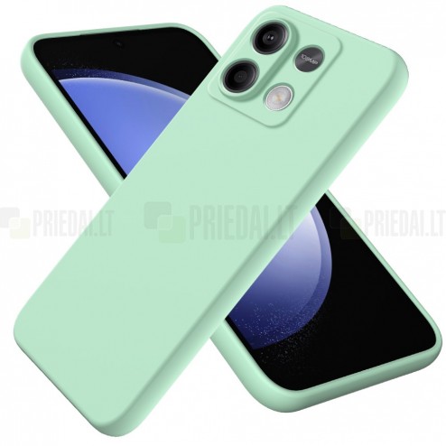 Xiaomi Redmi Note 13 5G Shell cieta silikona (TPU) apvalks - zaļš