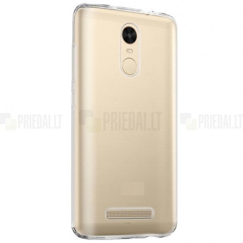 Xiaomi Redmi Note 3, Redmi Note 3 Pro dzidrs (caurspīdīgs) cieta silikona TPU pasaulē planākais apvalks