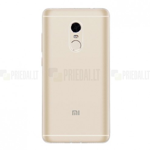 Xiaomi Redmi Note 4 dzidrs (caurspīdīgs) cieta silikona TPU pasaulē planākais apvalks