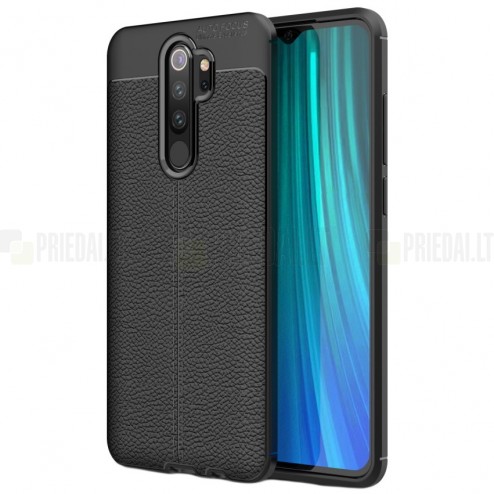 Xiaomi Redmi Note 8 Pro FOCUS cieta silikona (TPU) melns apvalks