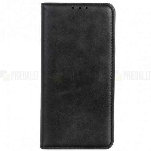 Xiaomi Redmi Note 8 Pro „Split“ sērijas melns atvērams maciņš, maks