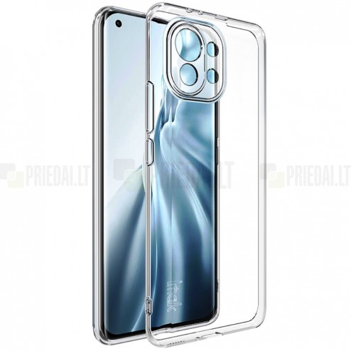 Xiaomi Mi 11 „Imak“ cieta silikona (TPU) dzidrs apvalks