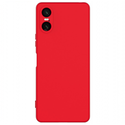 „Shell“ cieta silikona (TPU) apvalks - sarkans (Xperia 10 VI)