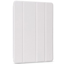 „HOCO“ Crystal Fashion atvēramais ādas futrālis - balts (iPad Air 2)