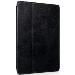 „HOCO“ Retro atvēramais futrālis - melns (iPad Air 2)