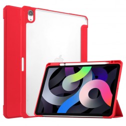 „Deluxe“ atvēramais maciņš - sarkans (iPad Air 4 2020 / iPad Air 5 2022)