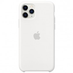 Oficiāls „Apple“ Silicone Case apvalks - balts (iPhone 11 Pro)