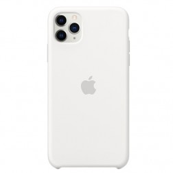 Oficiāls „Apple“ Silicone Case apvalks - balts (iPhone 11 Pro Max)