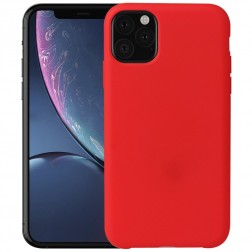 Cieta silikona (TPU) apvalks - sarkans (iPhone 11 Pro Max)