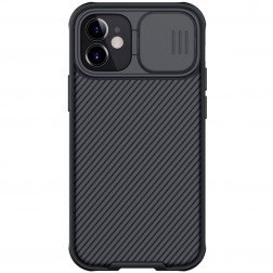 „Nillkin“ CamShield apvalks - melns (iPhone 12 / 12 Pro)