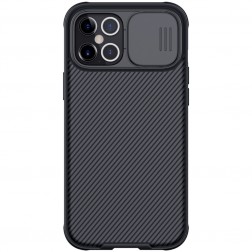 „Nillkin“ CamShield apvalks - melns (iPhone 12 Pro Max)