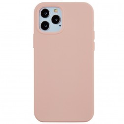Cieta silikona (TPU) apvalks - gaiši rozs (iPhone 12 Pro Max)
